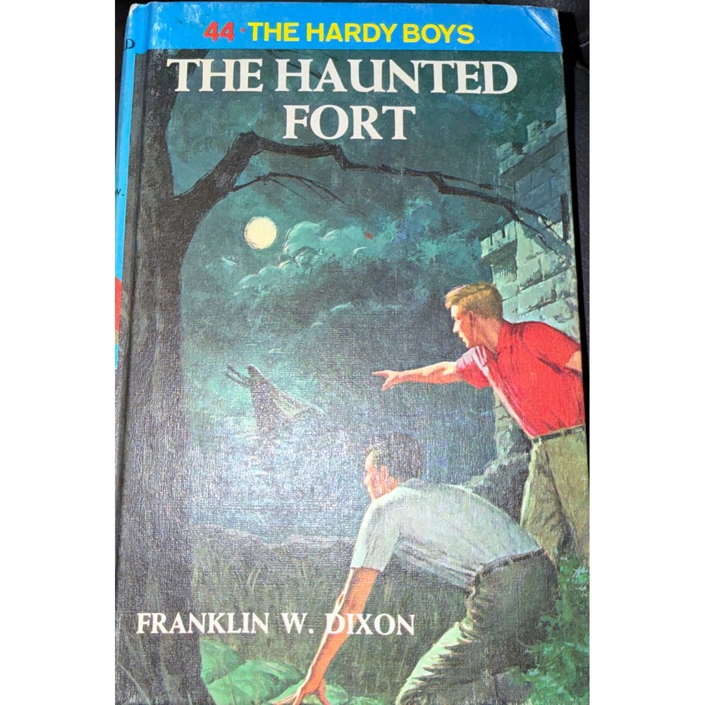 Grosset & Dunlap Hardy Boys Book Kids The Haunted Fort #44 Vintage